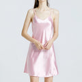 Women's Thin Straps Nightgown Faux Silk Nightgown