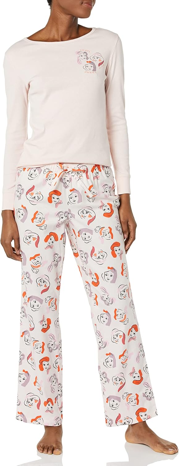 Womens Flannel Pajama Sleep Sets